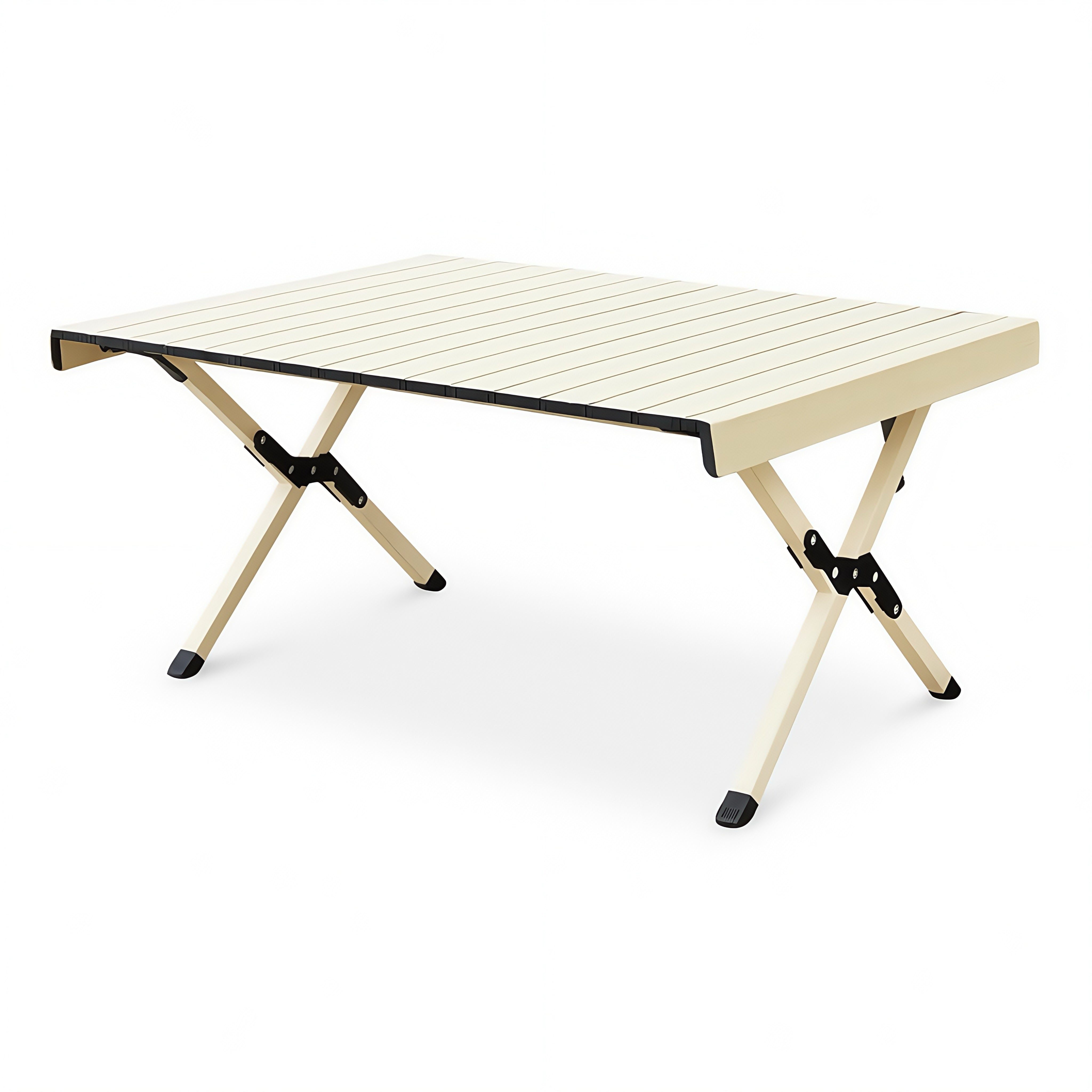 Willkon Heavy-Duty Roll-Up Camping Table with Carry Bag