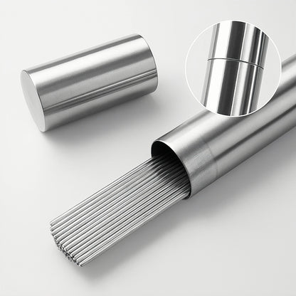 Stainless Steel Kebab Skewers 100PC Needle Skewers/30PC Flat Skewers