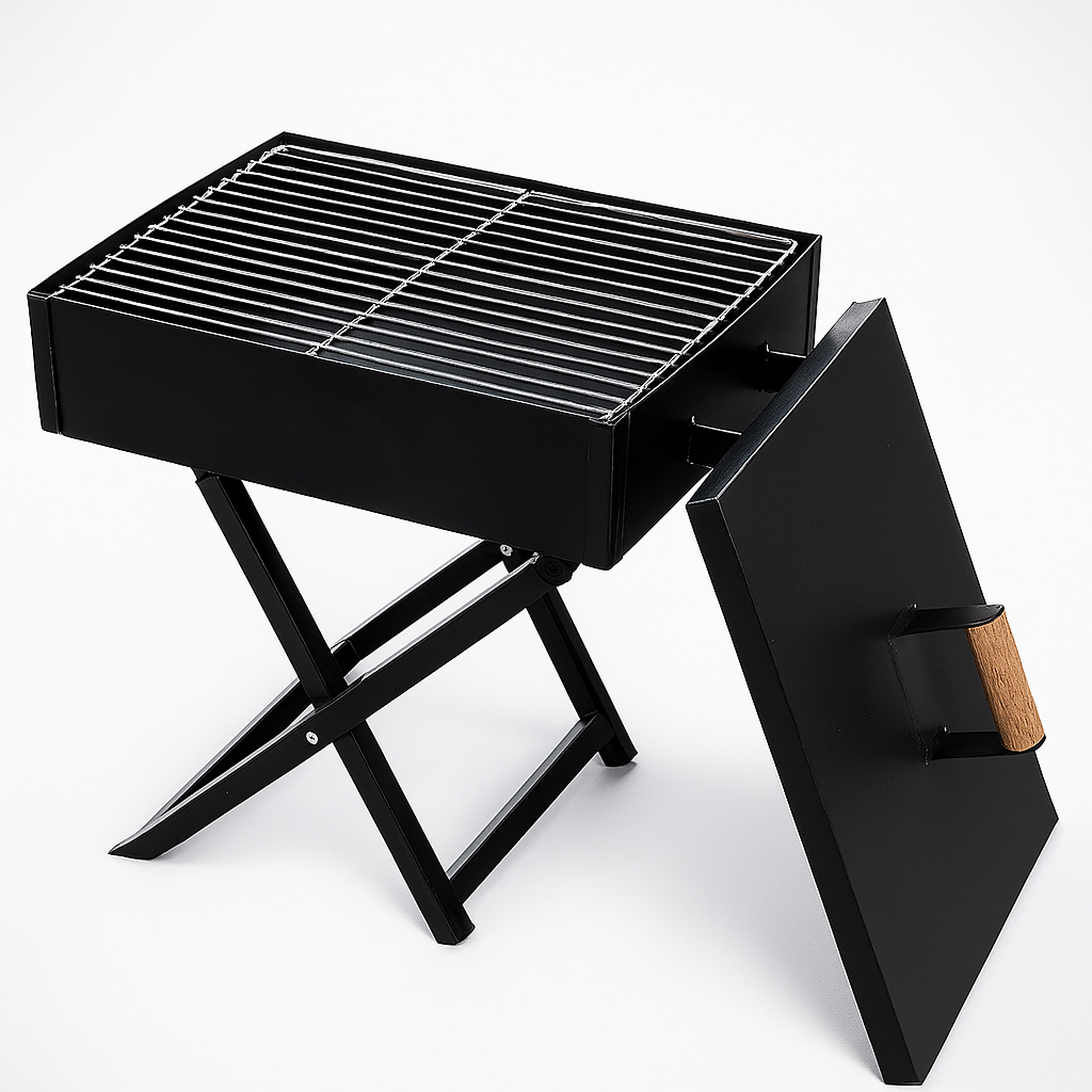 40cm Portable Charcoal BBQ Grill