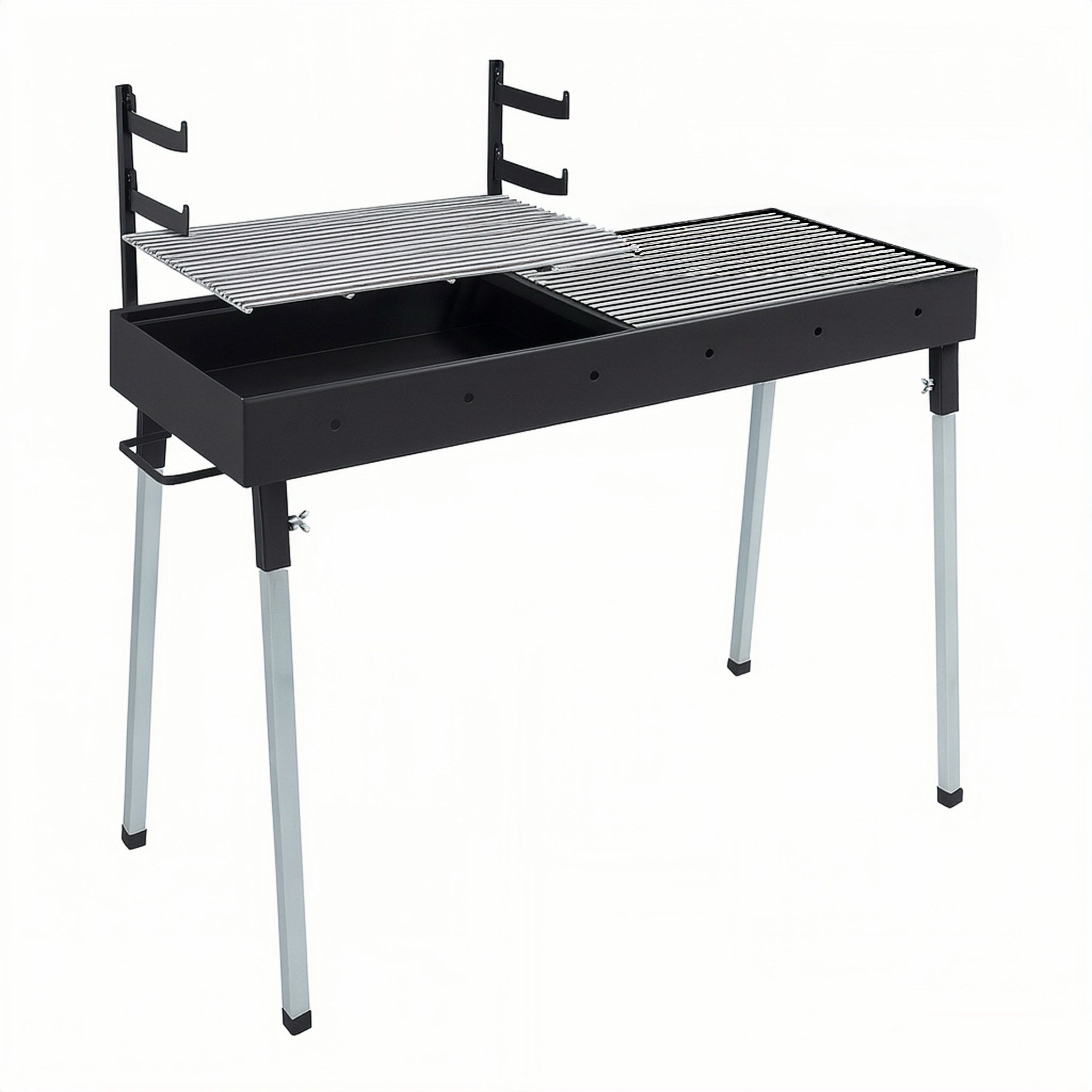 Grate Adjustable Charcoal BBQ Grill 100cm x 40cm