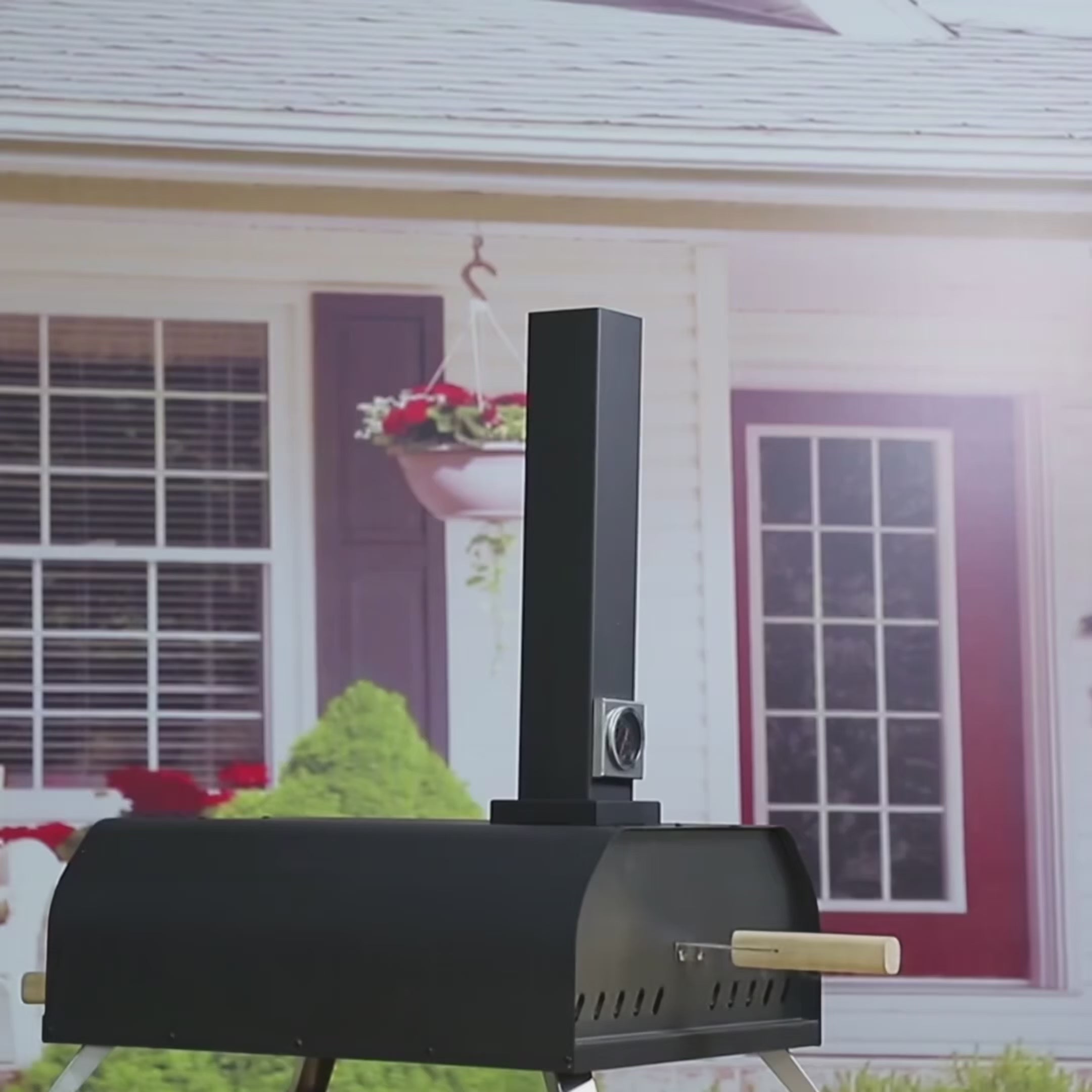 WillBBQ 13" Wood Pellet Pizza Oven - KY020T13