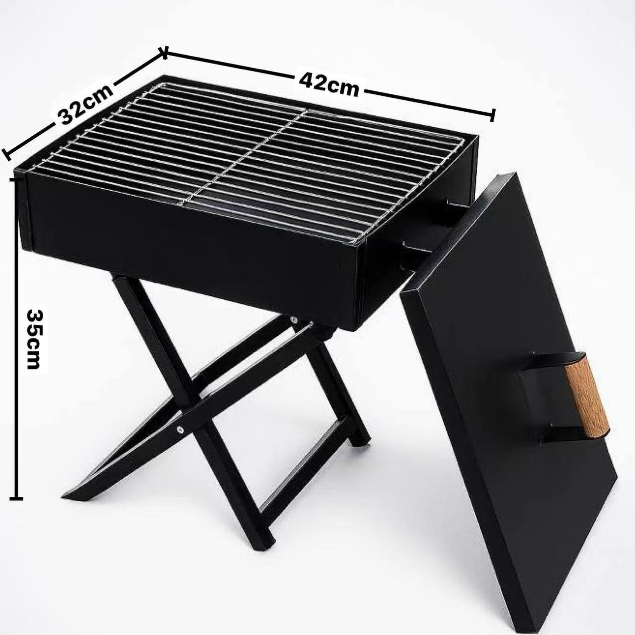 40cm Portable Charcoal BBQ Grill
